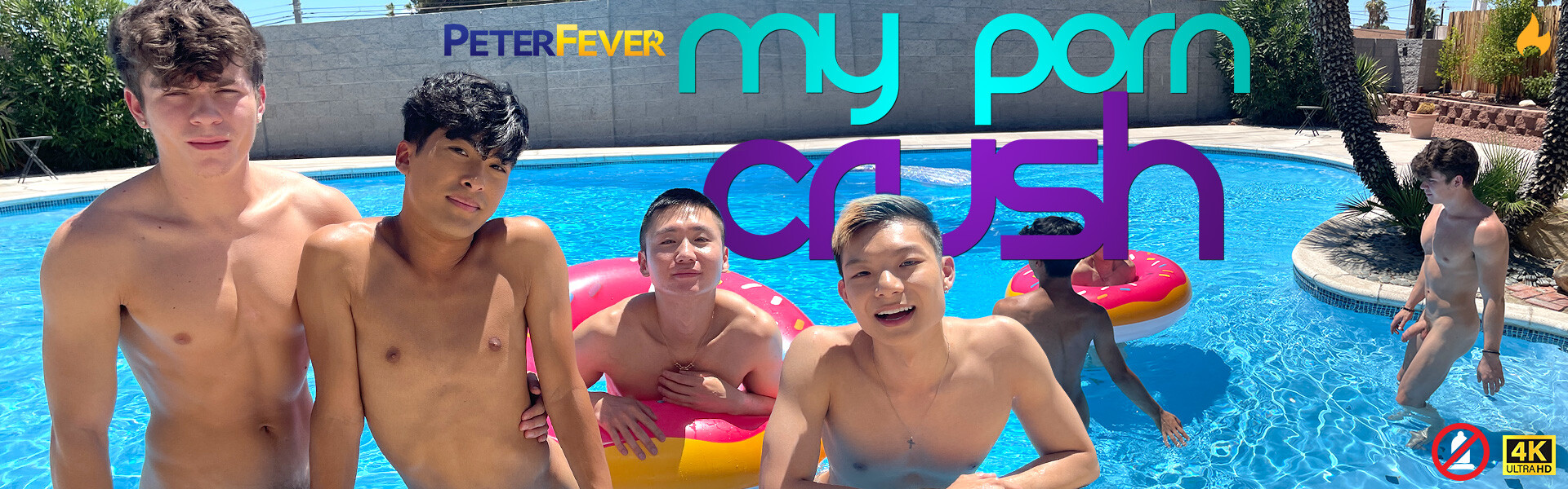 Softcore porn in pool kai threesome