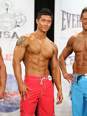 Mens Physique Closeup